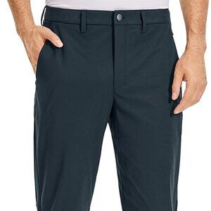 CRZ YOGA Men's All Day Comfy Golf Pants - 33W/34L Quick Dry Lightweight Work